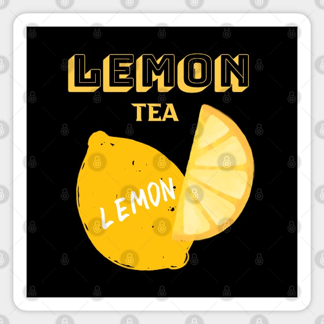 lemon tea Magnet by zzzozzo